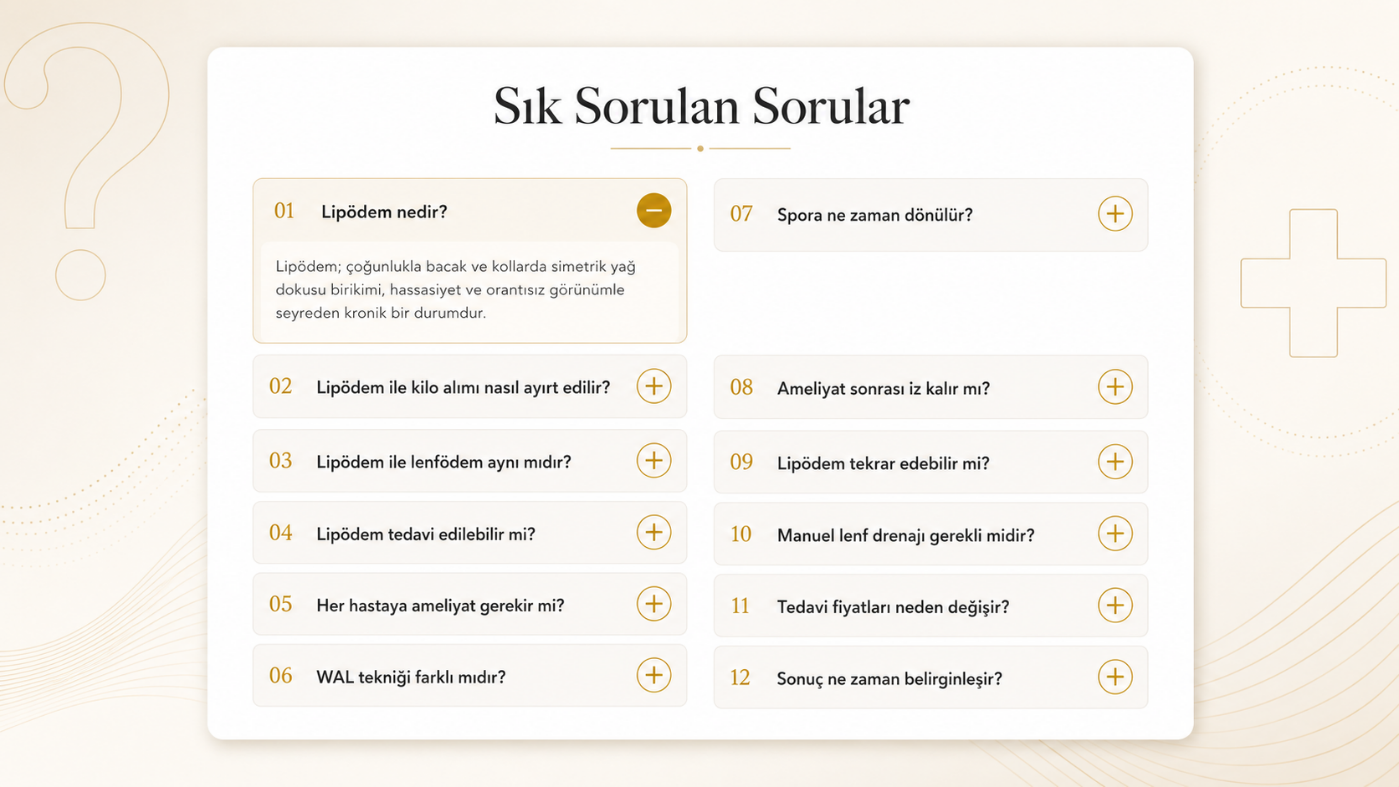 Ankara lipödem tedavisi sonuçları