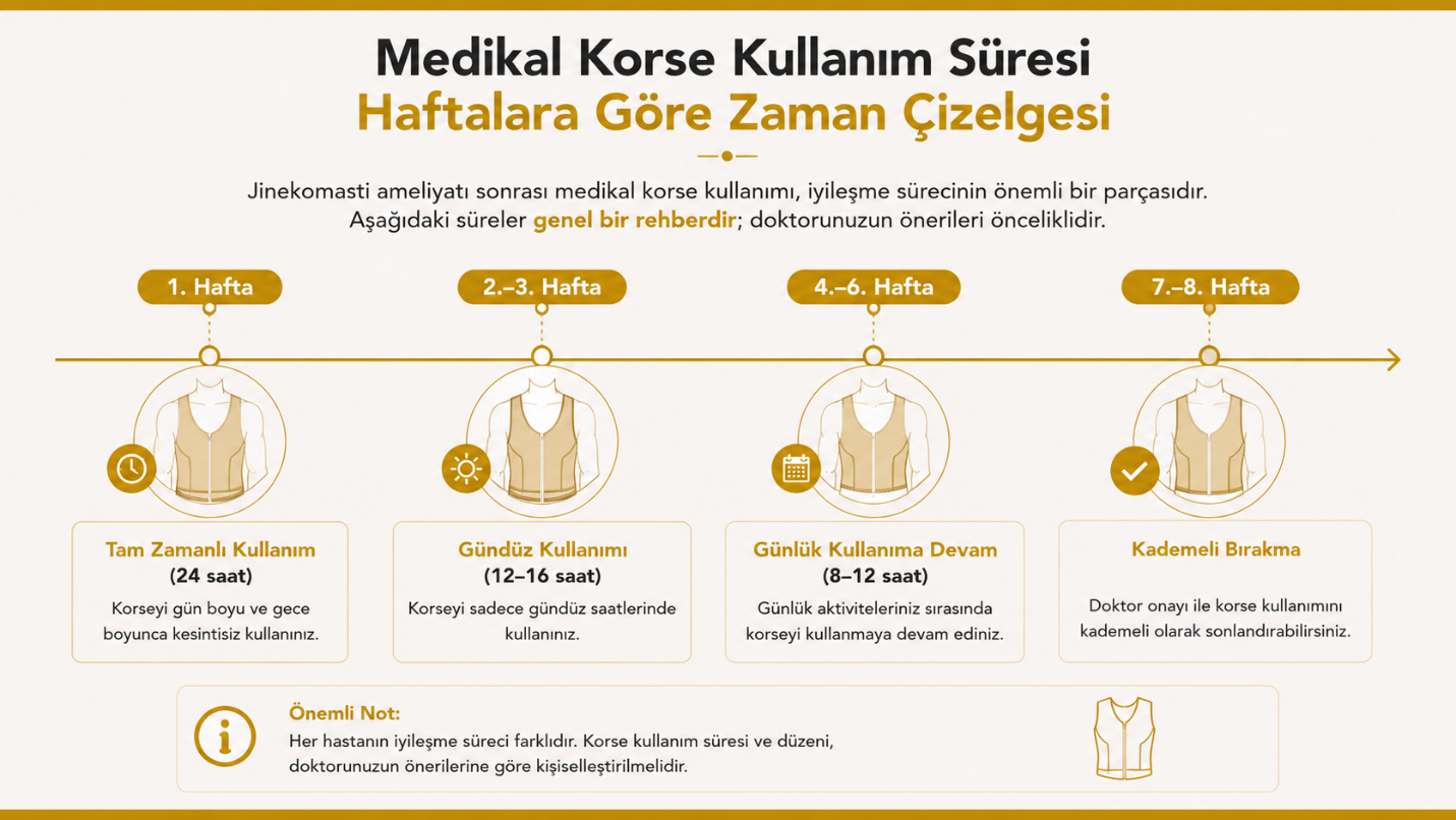 Jinekomasti ameliyatı sonrası iyileşme süreci