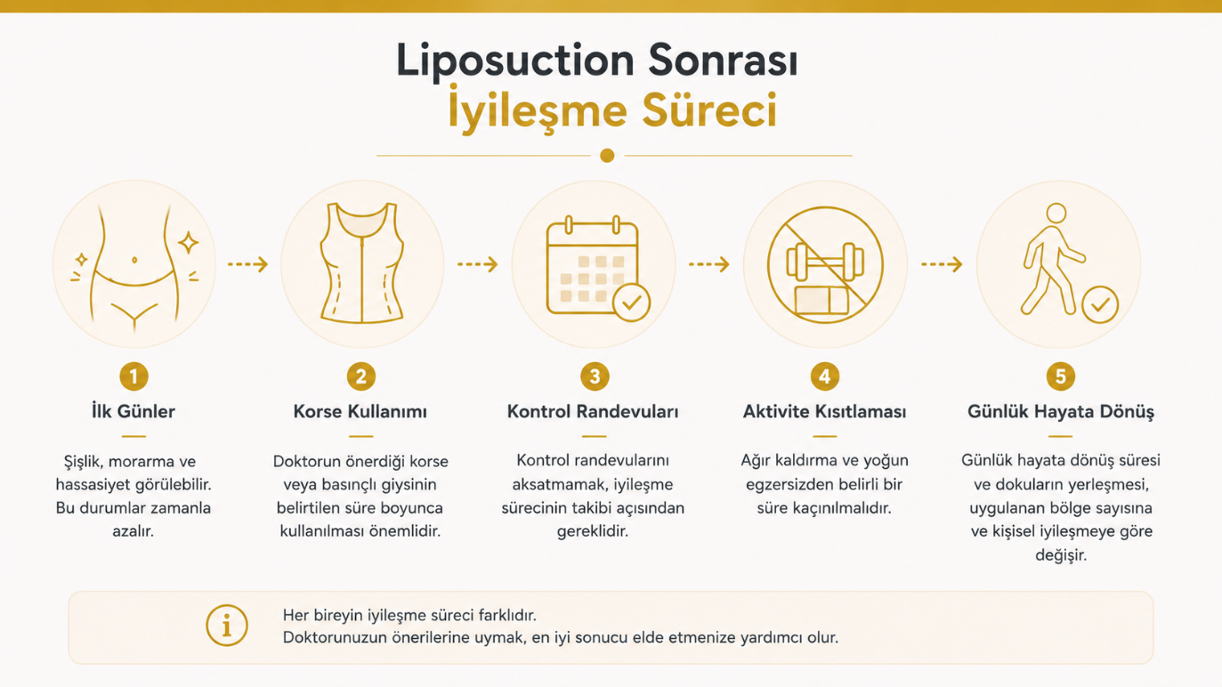 Liposuction sonrası iyileşme süreci